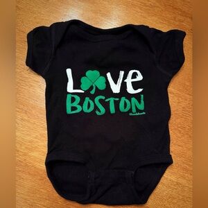 Boston St.Patricks Day Onesie 6m